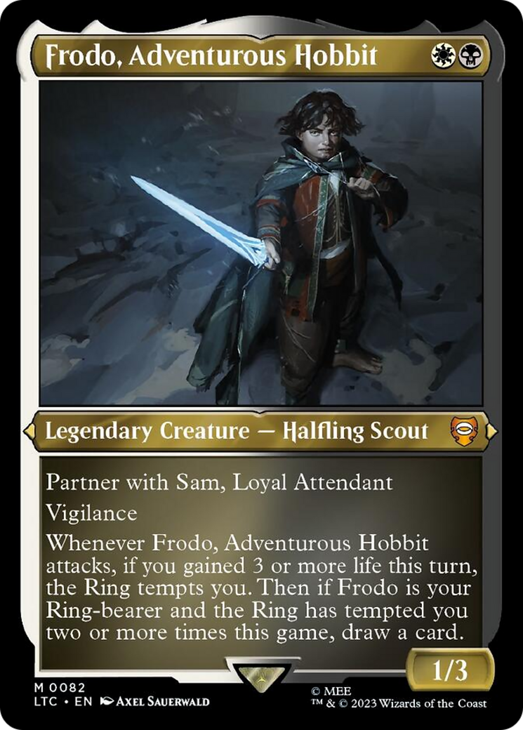 Frodo, Adventurous Hobbit (Display Commander) [The Lord of the Rings: Tales of Middle-Earth Commander] | Exor Games Truro