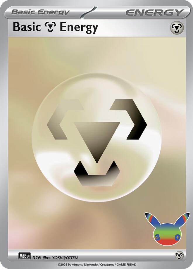 Basic Metal Energy (016) (30th Celebration) [Mega Evolution Energies] | Exor Games Truro