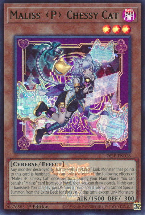 Maliss P Chessy Cat (Emblazoned) [26LP-EN018] Ultra Rare | Exor Games Truro