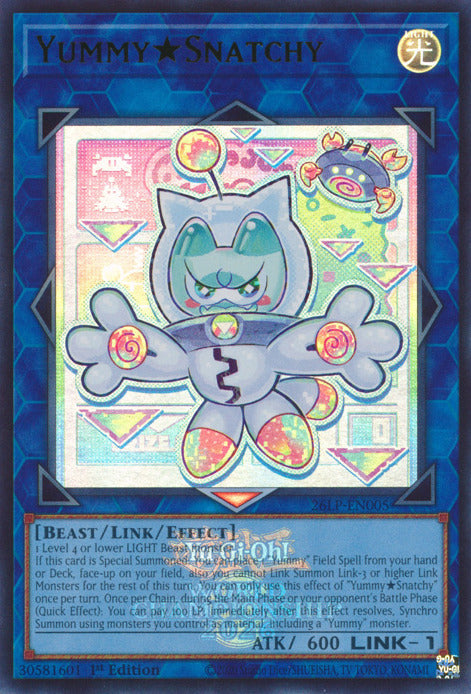 YummySnatchy (Emblazoned) [26LP-EN005] Ultra Rare | Exor Games Truro