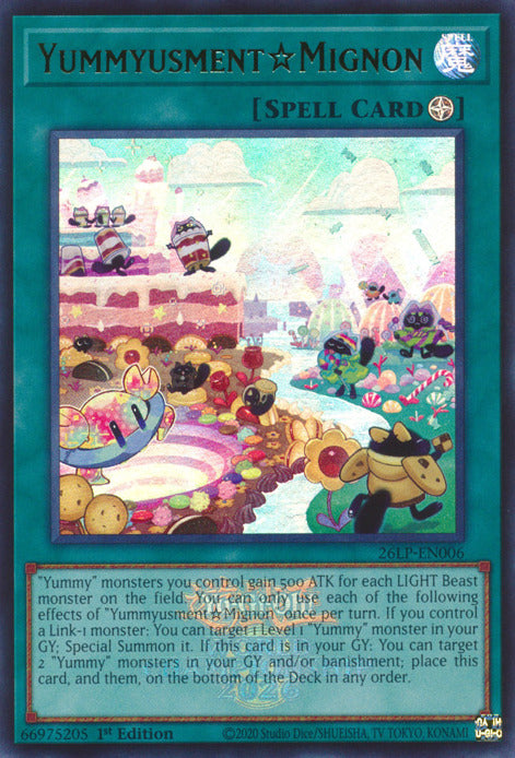 YummyusmentMignon (Emblazoned) [26LP-EN006] Ultra Rare | Exor Games Truro