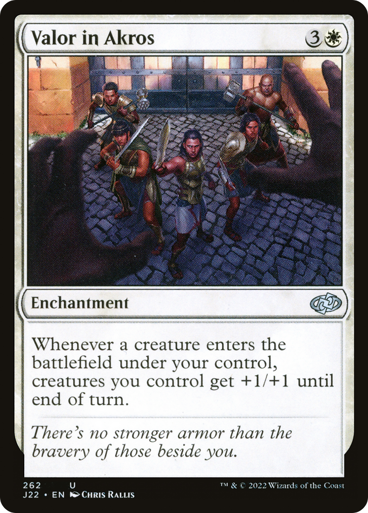 Valor in Akros [Jumpstart 2022] | Exor Games Truro
