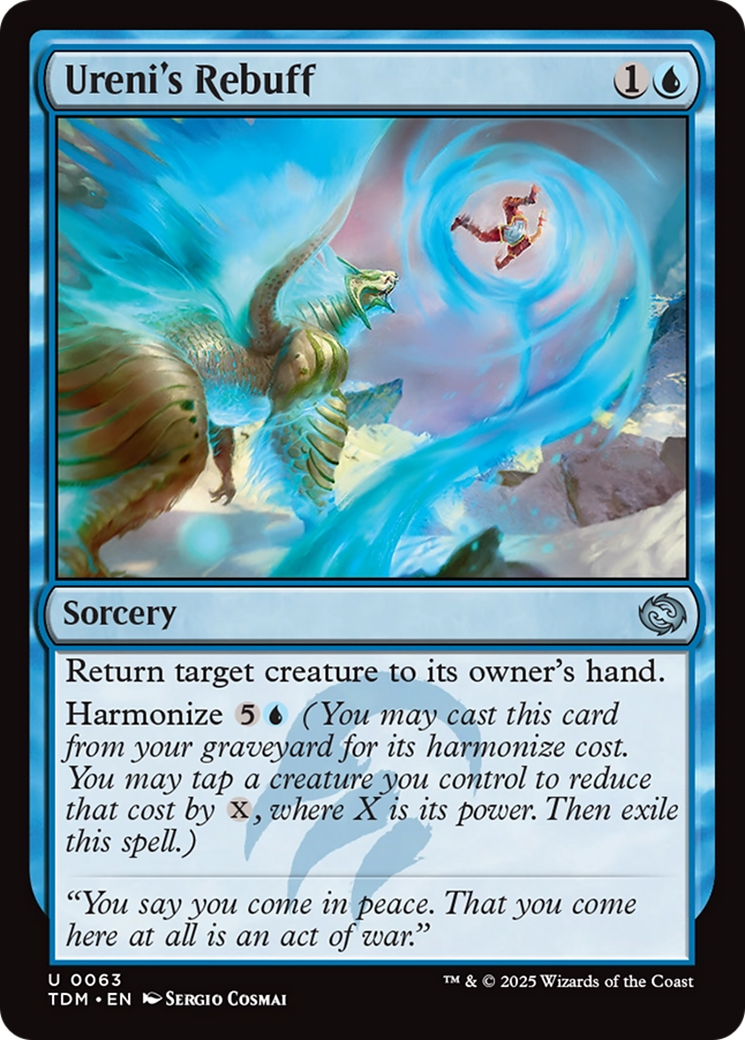 Ureni's Rebuff [Tarkir: Dragonstorm] | Exor Games Truro
