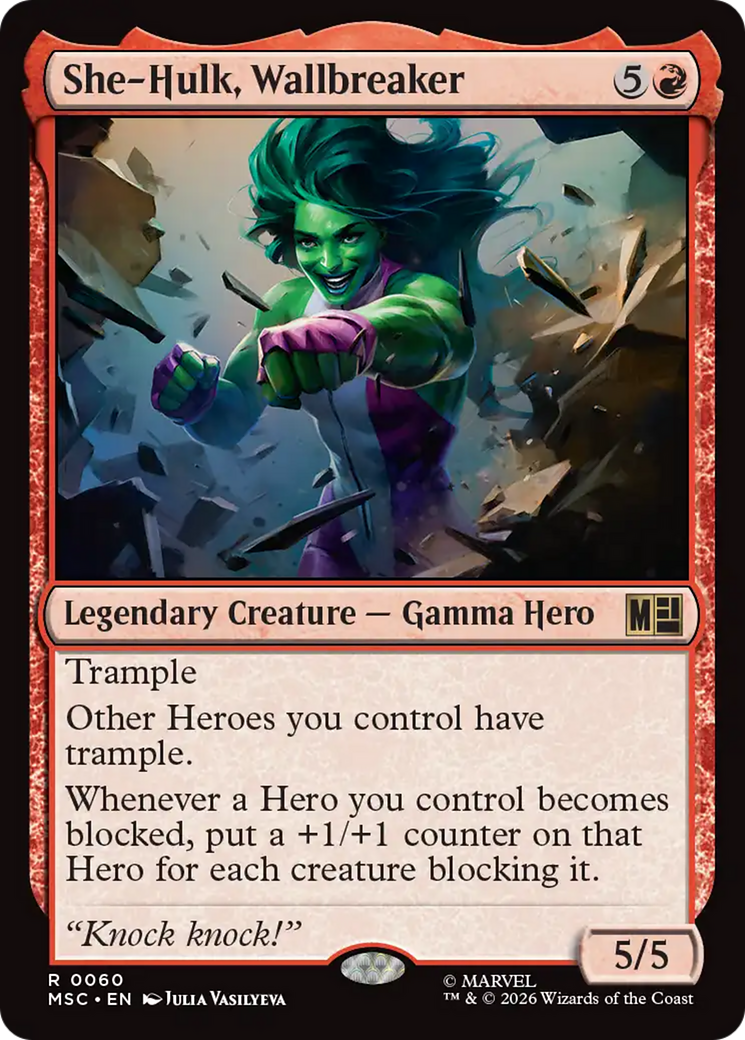 She-Hulk, Wallbreaker [Marvel Super Heroes Commander] | Exor Games Truro