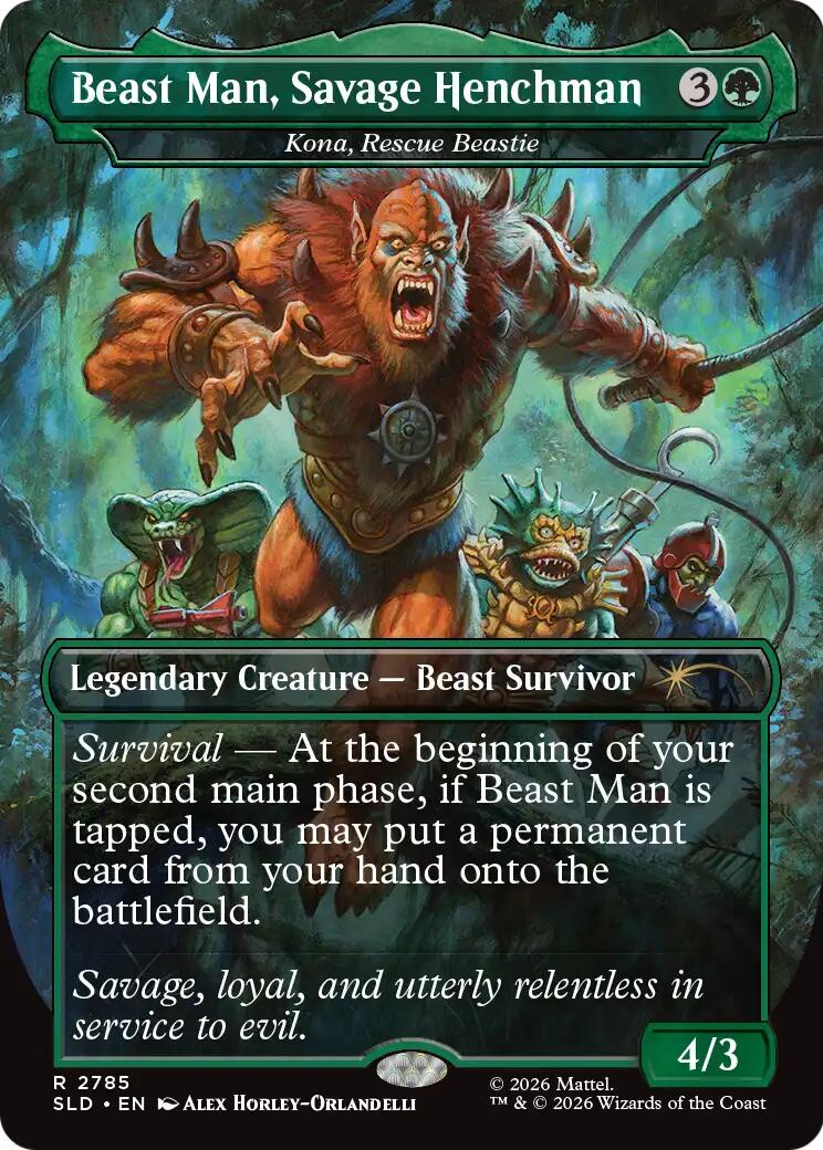 Beast Man, Savage Henchman - Kona, Rescue Beastie [Secret Lair Drop Series] | Exor Games Truro