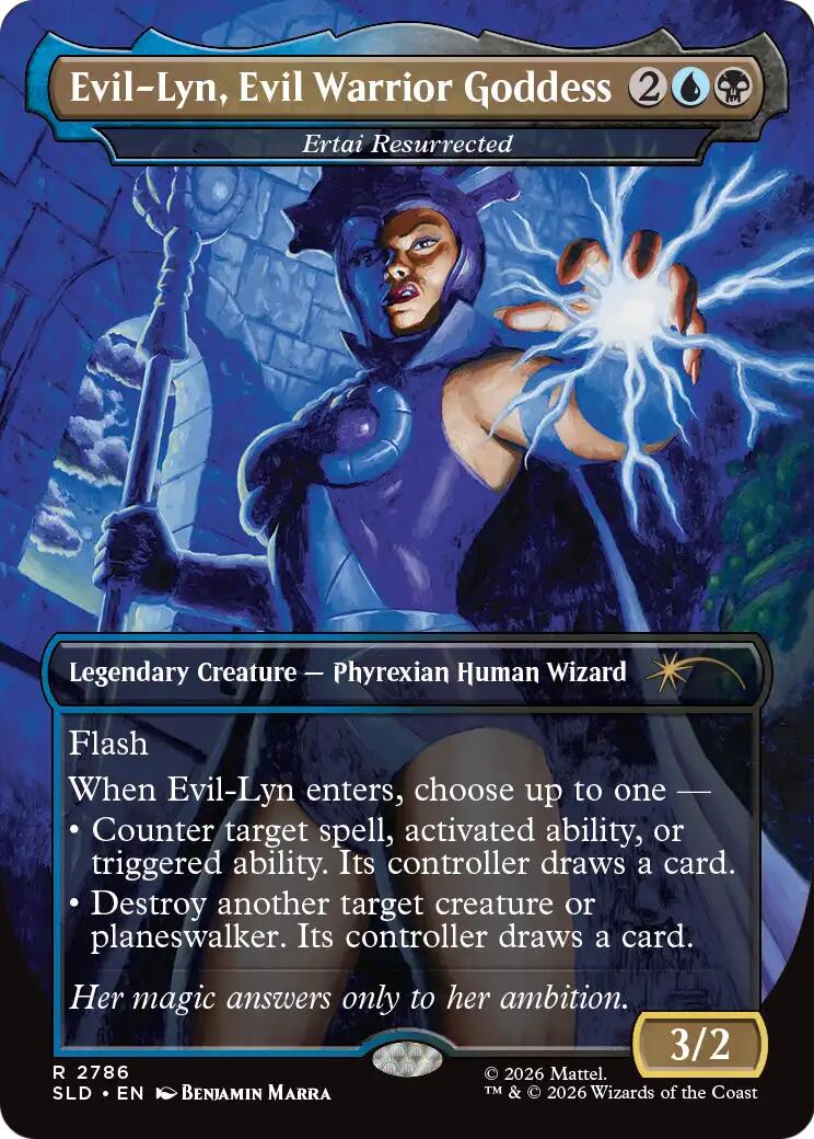 Evil-Lyn, Evil Warrior Goddess - Ertai Resurrected [Secret Lair Drop Series] | Exor Games Truro