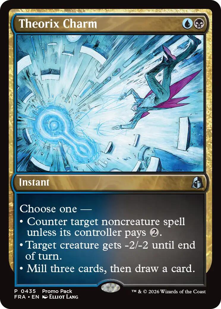 Theorix Charm [Reality Fracture Promos] | Exor Games Truro
