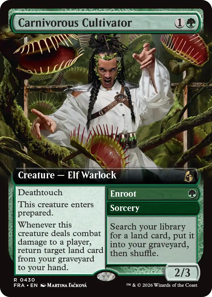 Carnivorous Cultivator (Extended Art) [Reality Fracture] | Exor Games Truro
