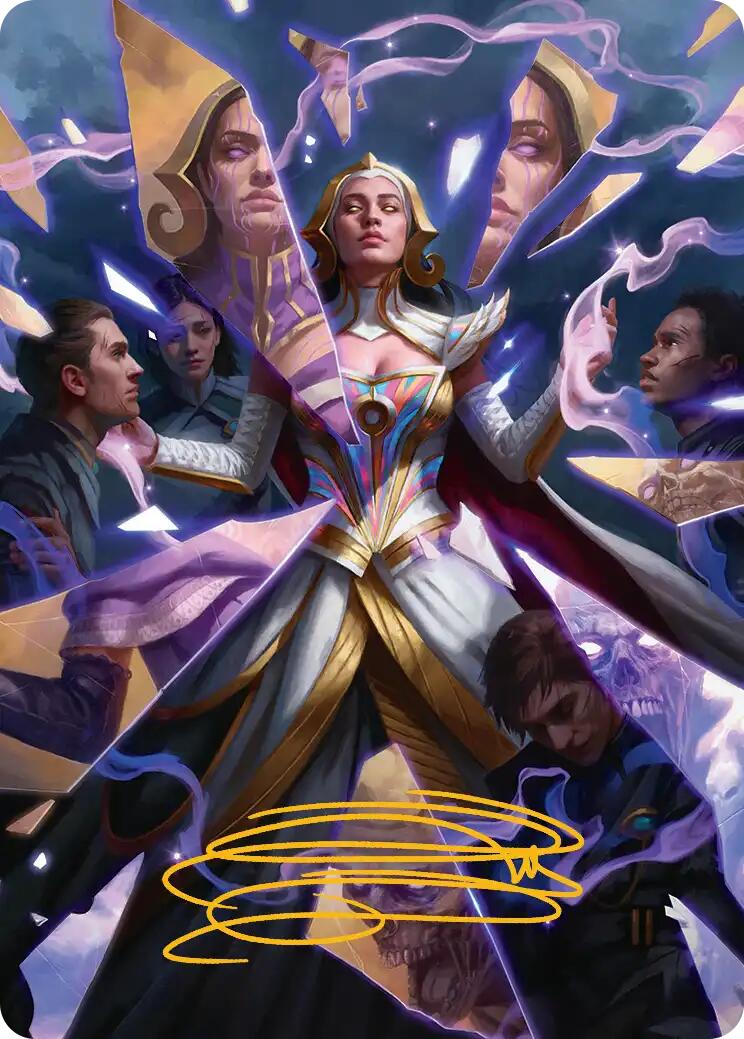 Return to the Light Realms Art Card (5/54) (Gold-Stamped Signature) [Reality Fracture Art Series] | Exor Games Truro