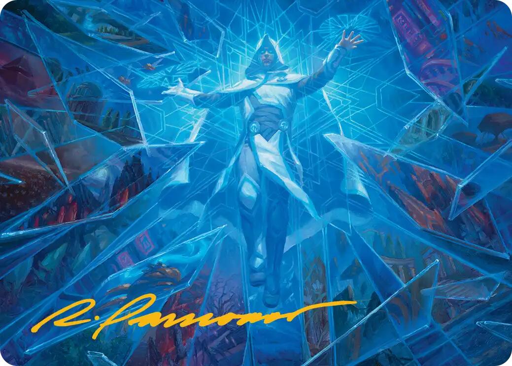 Overwrite the Multiverse Art Card (Gold-Stamped Signature) [Reality Fracture Art Series] | Exor Games Truro