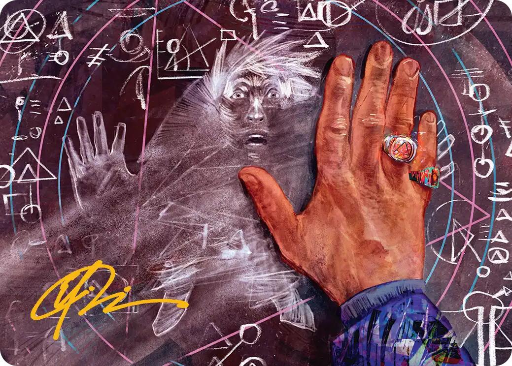 Solve for Disappointment Art Card (Gold-Stamped Signature) [Reality Fracture Art Series] | Exor Games Truro