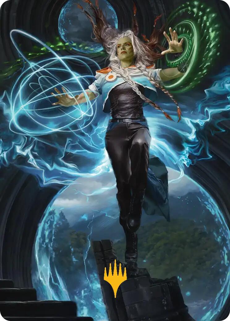 Tam, the Possibility Art Card (Gold-Stamped) [Reality Fracture Art Series] | Exor Games Truro