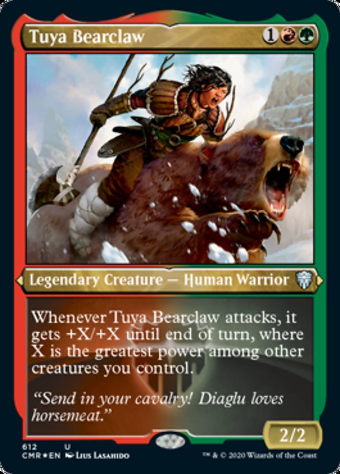 Tuya Bearclaw (Etched) [Commander Legends] | Exor Games Truro