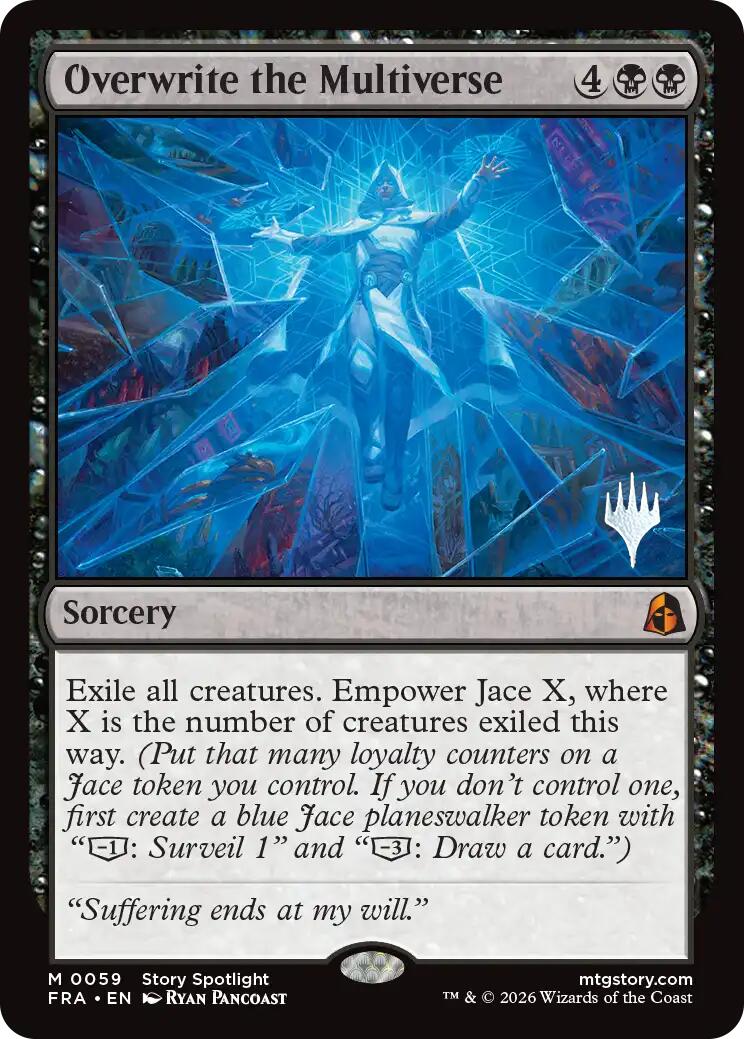 Overwrite the Multiverse [Reality Fracture Promos] | Exor Games Truro