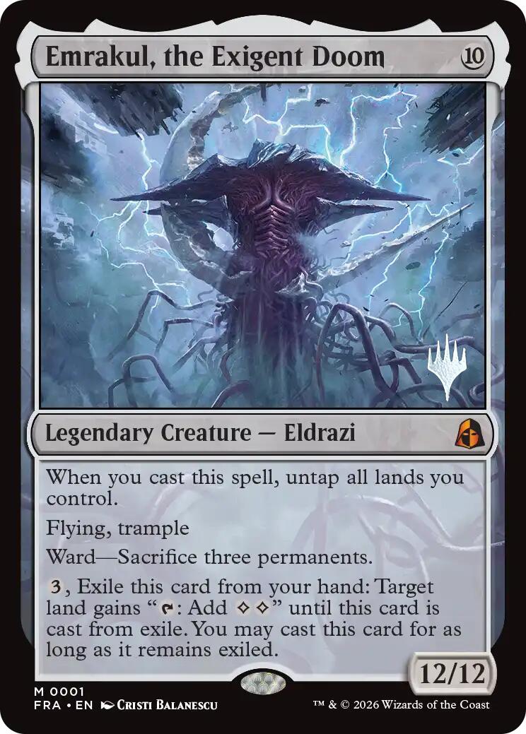 Emrakul, the Exigent Doom [Reality Fracture Promos] | Exor Games Truro