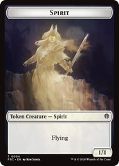 Spirit // Jace Double-Sided Token [Reality Fracture Commander Tokens] | Exor Games Truro