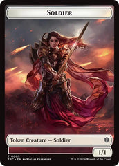 Soldier // Map Double-Sided Token [Reality Fracture Commander Tokens] | Exor Games Truro
