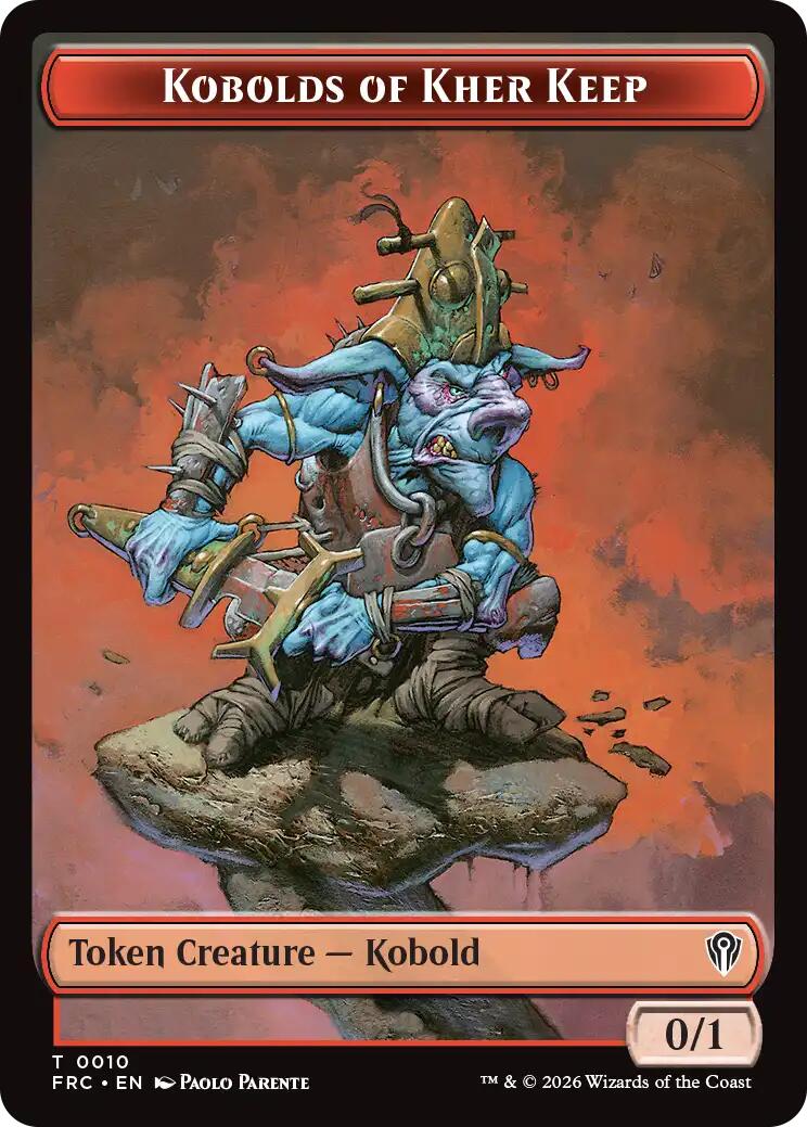 Kobolds of Kher Keep // Phyrexian Mite Double-Sided Token [Reality Fracture Commander Tokens] | Exor Games Truro