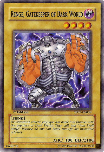 Renge, Gatekeeper of Dark World [5DS1-EN008] Common | Exor Games Truro