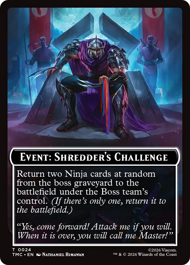 Event: Shredder's Challenge [Teenage Mutant Ninja Turtles Commander Tokens] | Exor Games Truro