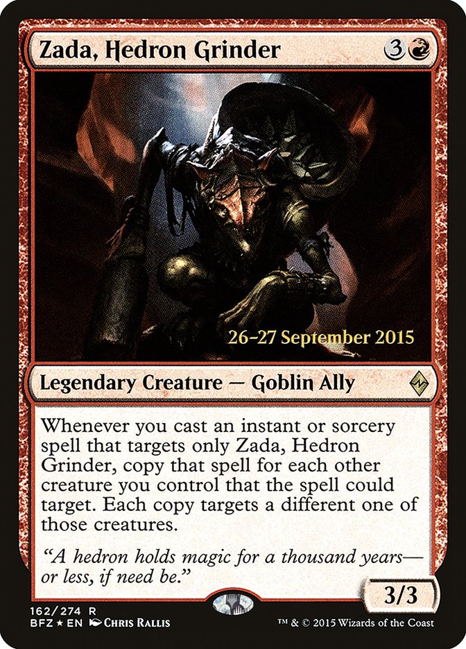 Zada, Hedron Grinder [Battle for Zendikar Prerelease Promos] | Exor Games Truro