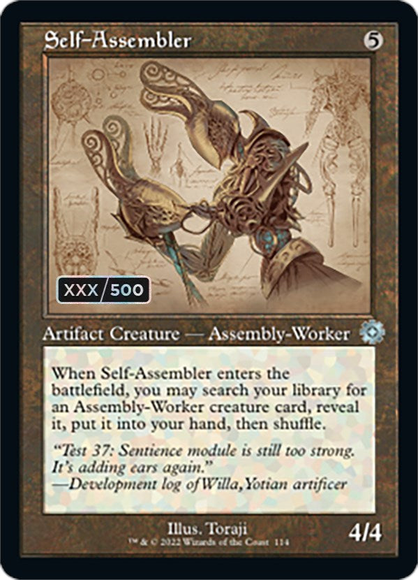 Self-Assembler (Retro Schematic) (Serialized) [The Brothers' War Retro Artifacts] | Exor Games Truro