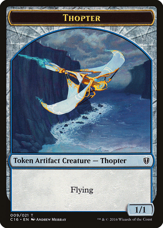 Goat // Thopter Double-Sided Token [Commander 2016 Tokens] | Exor Games Truro