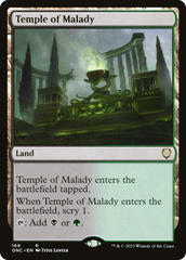 Temple of Malady [Phyrexia: All Will Be One Commander] | Exor Games Truro