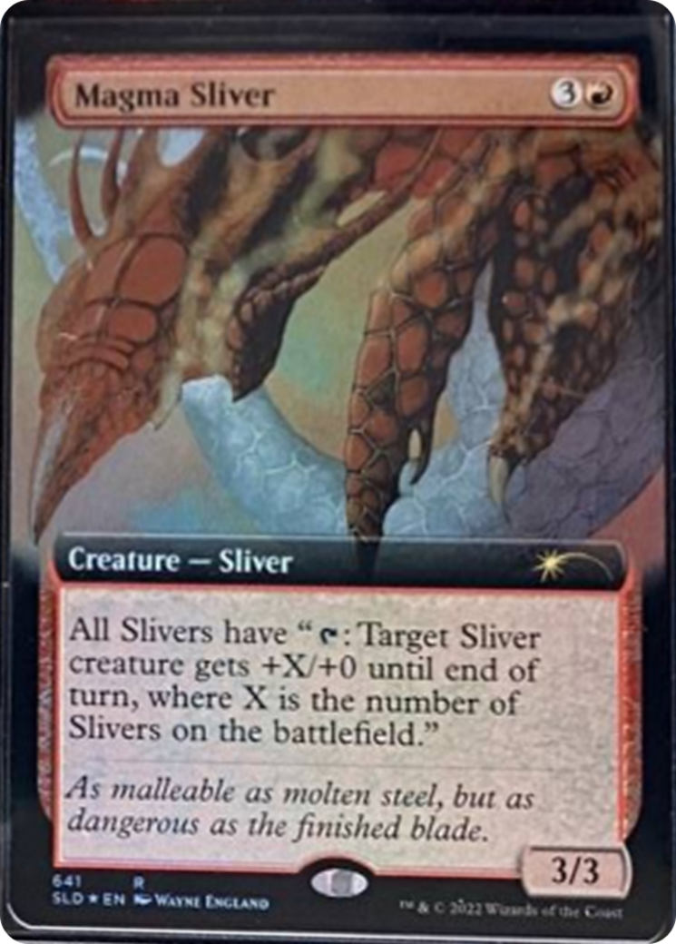 Magma Sliver (Extended Art) [Secret Lair Drop Series] | Exor Games Truro