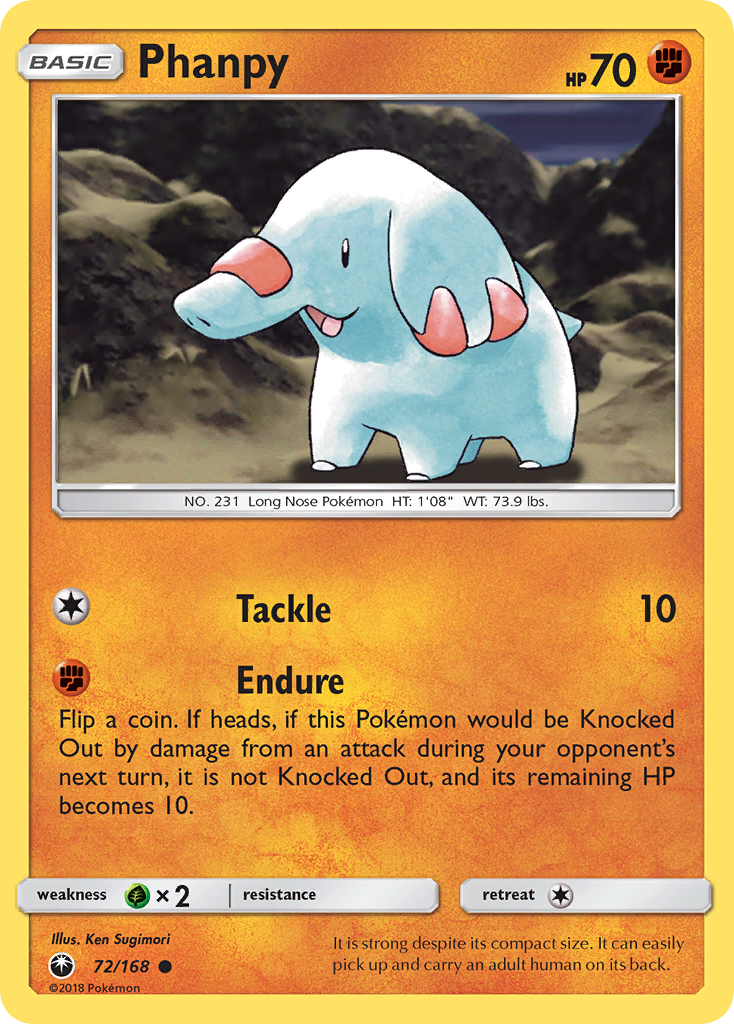 Phanpy (72/168) [Sun & Moon: Celestial Storm] | Exor Games Truro