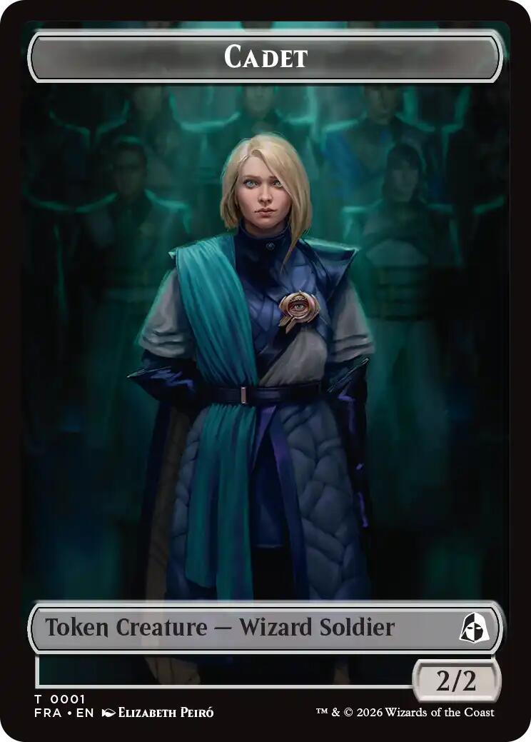 Cadet // Jace Double-Sided Token [Reality Fracture Tokens] | Exor Games Truro