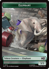 Angel // Elephant Double-Sided Token [Marvel Super Heroes Commander Tokens] | Exor Games Truro