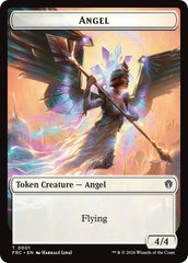Angel // Myr Double-Sided Token [Reality Fracture Commander Tokens] | Exor Games Truro