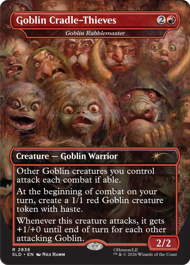 Goblin Cradle-Thieves - Goblin Rabblemaster [Secret Lair Drop Series] | Exor Games Truro
