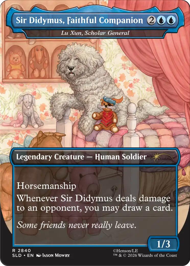Sir Didymus, Rider of Ambrosius - Lu Xun, Scholar General [Secret Lair Drop Series] | Exor Games Truro