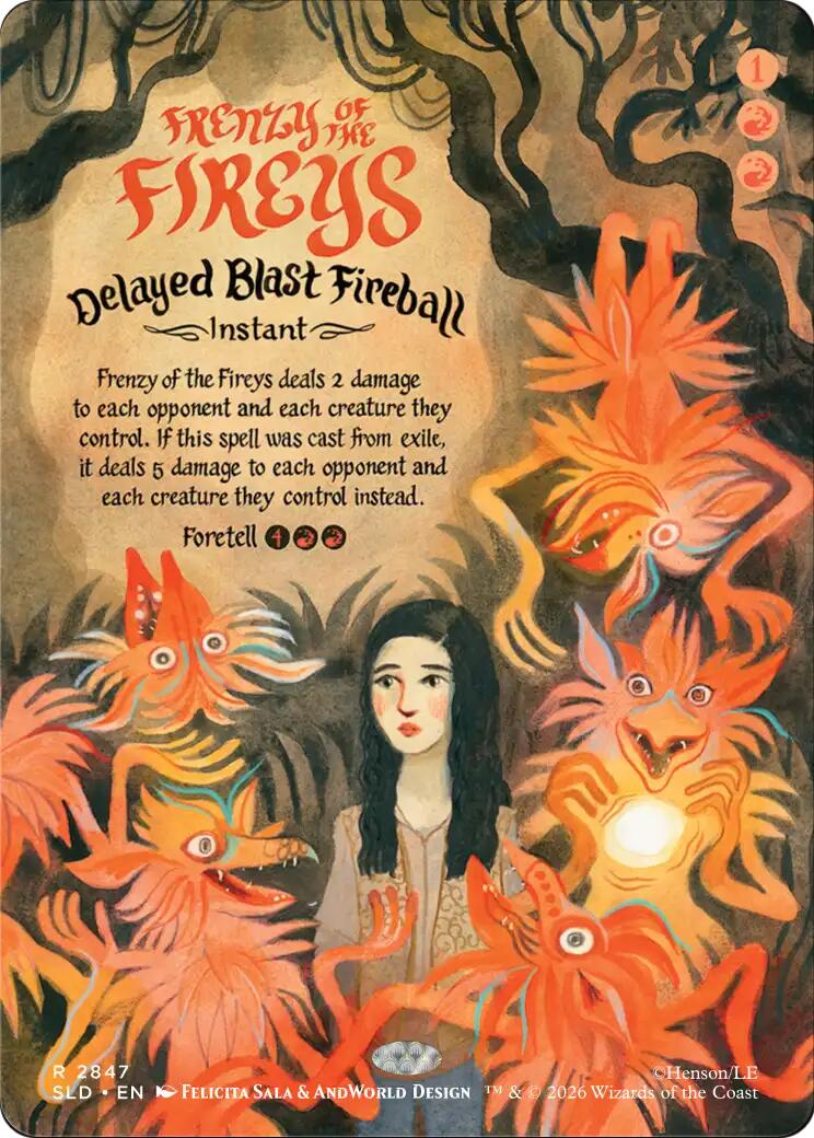 Frenzy of the Fireys - Delayed Blast Fireball [Secret Lair Drop Series] | Exor Games Truro