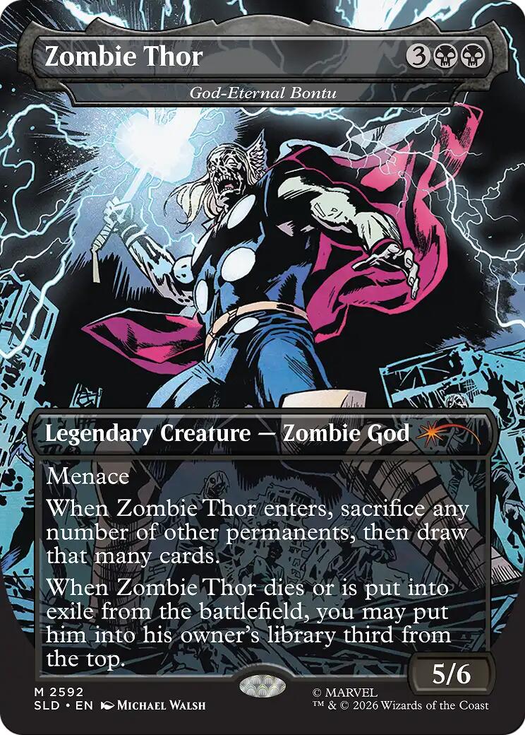 Zombie Thor - God-Eternal Bontu [Secret Lair Drop Series] | Exor Games Truro