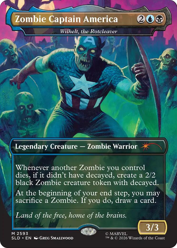 Zombie Captain America - Wilhelt, the Rotcleaver [Secret Lair Drop Series] | Exor Games Truro