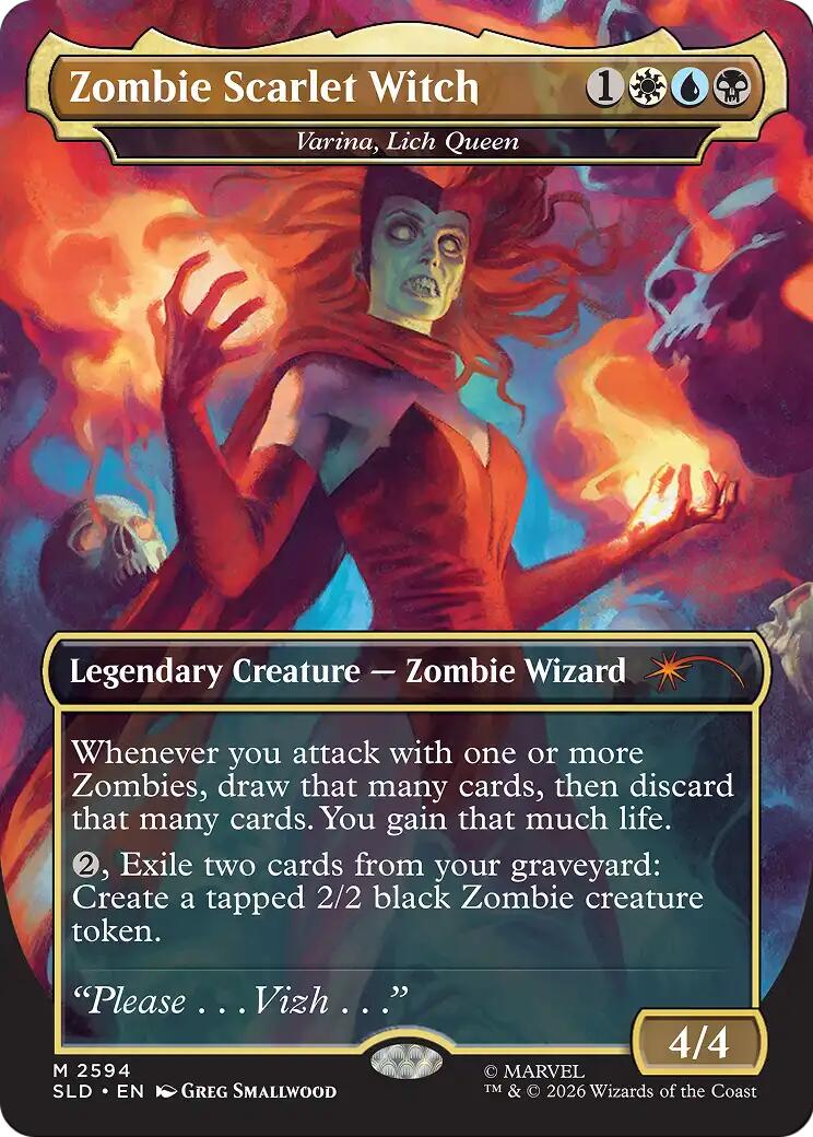 Zombie Scarlet Witch - Varina, Lich Queen [Secret Lair Drop Series] | Exor Games Truro