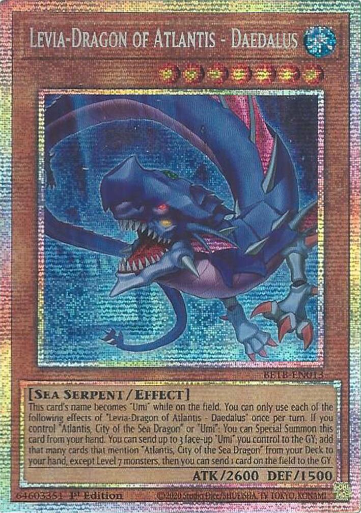 Levia-Dragon of Atlantis - Daedalus (Starlight Rare) [BETB-EN013] Starlight Rare | Exor Games Truro