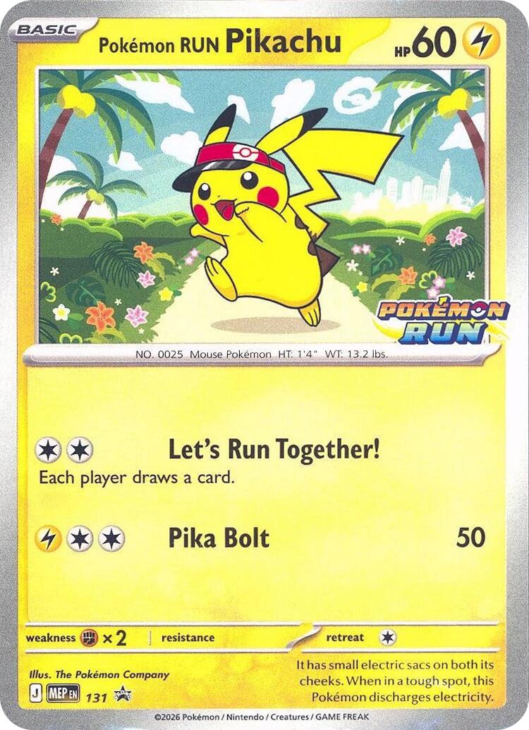 Pokemon Run Pikachu (131) [Miscellaneous Cards] | Exor Games Truro
