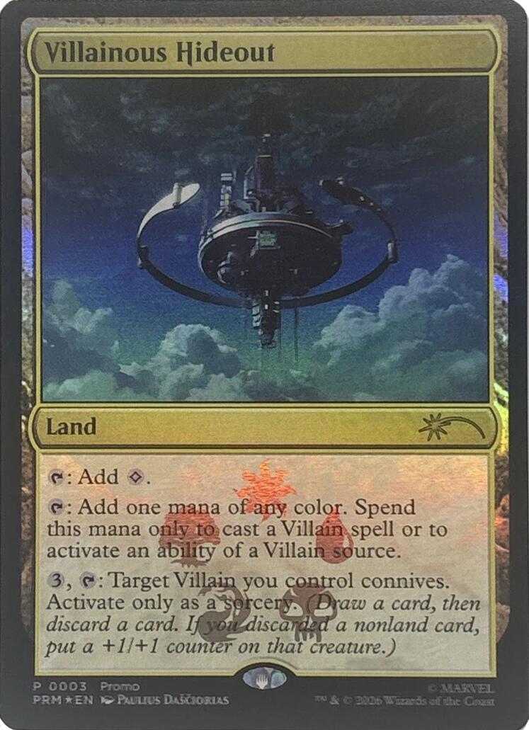 Villainous Hideout [Marvel Super Heroes Promos] | Exor Games Truro
