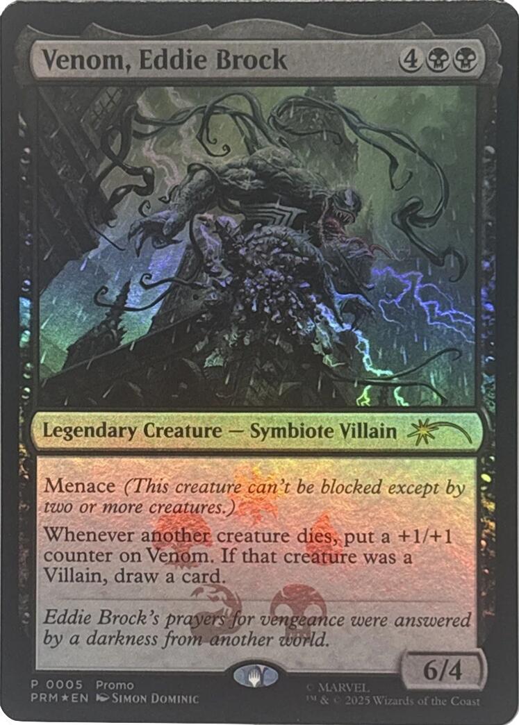 Venom, Eddie Brock [Marvel Super Heroes Promos] | Exor Games Truro