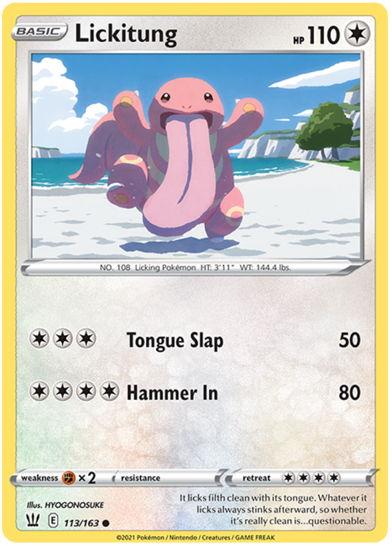 Lickitung (113/163) [Sword & Shield: Battle Styles] | Exor Games Truro