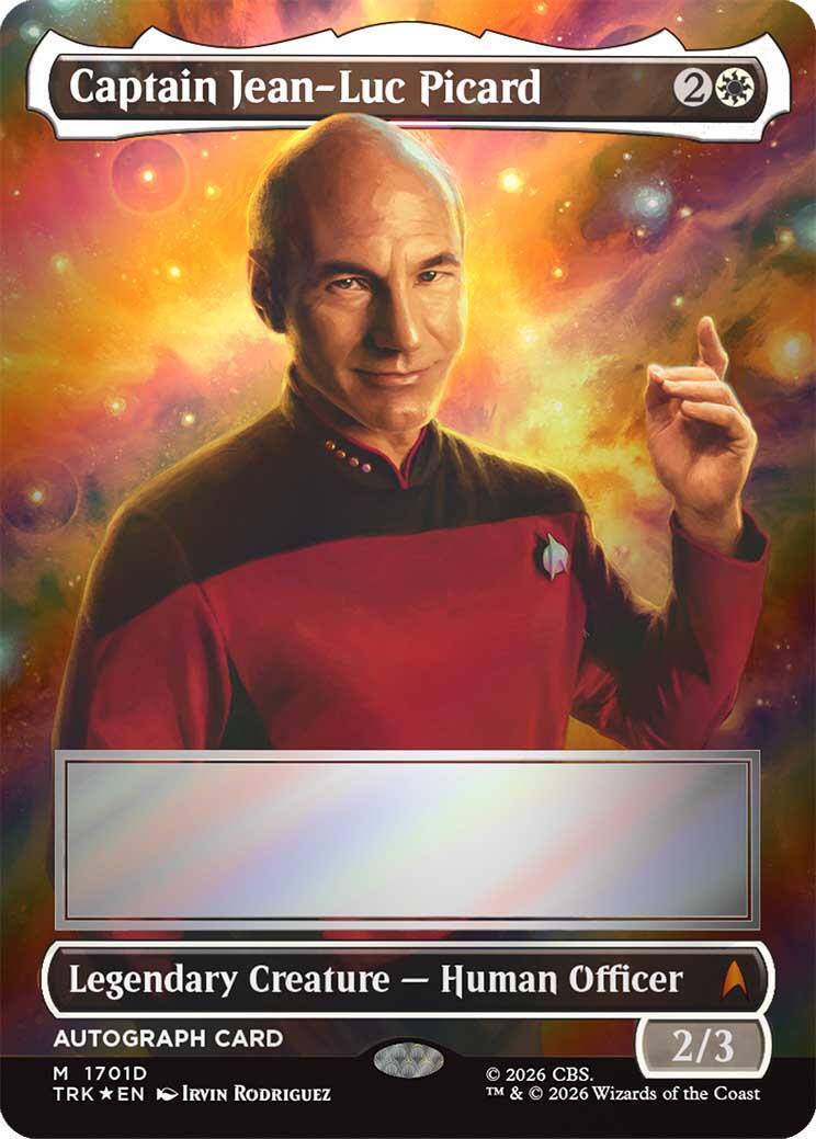 Captain Jean-Luc Picard (Borderless) (Signed) [Star Trek] | Exor Games Truro