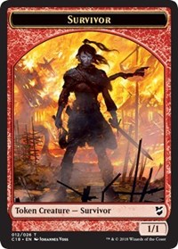 Survivor // Myr (023) Double-Sided Token [Commander 2018 Tokens] | Exor Games Truro