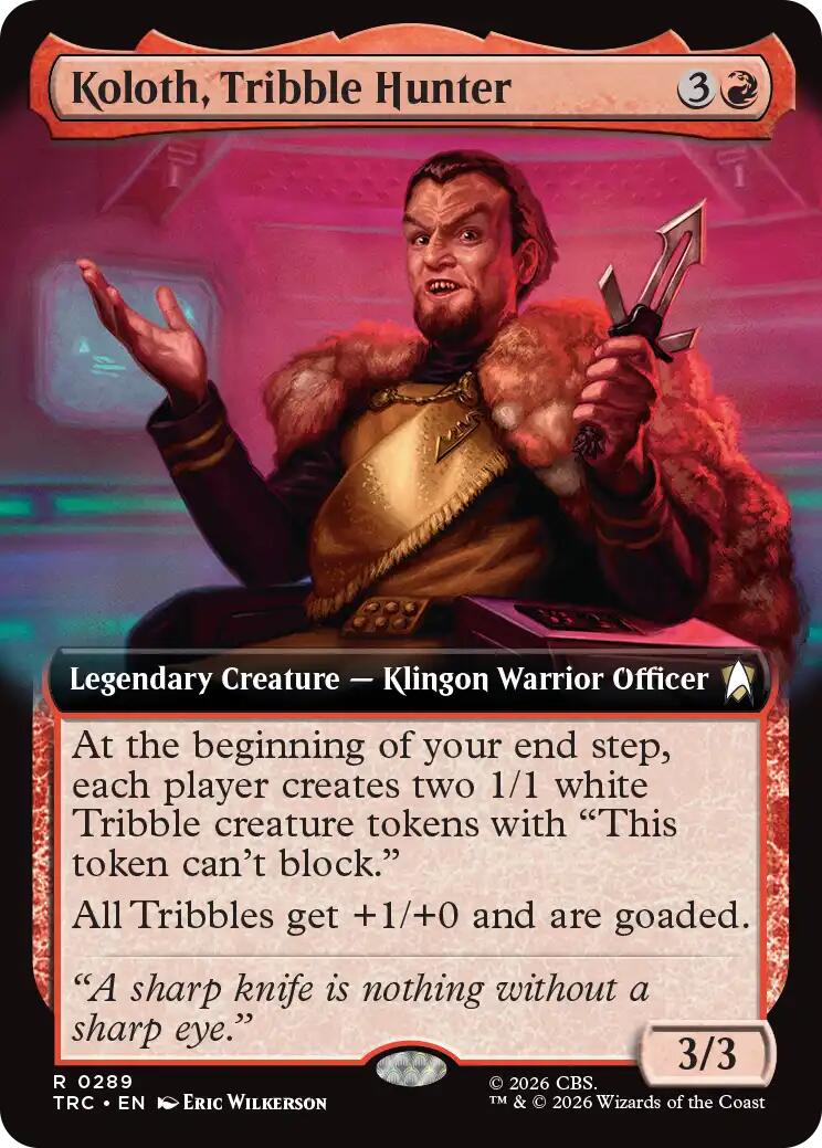 Koloth, Tribble Hunter (Extended Art) [Star Trek Commander] | Exor Games Truro