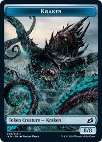 Kraken // Human Soldier (005) Double-Sided Token [Ikoria: Lair of Behemoths Tokens] | Exor Games Truro