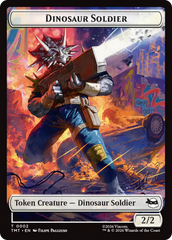 Dinosaur Soldier // Copy Double-Sided Token [Teenage Mutant Ninja Turtles Tokens] | Exor Games Truro