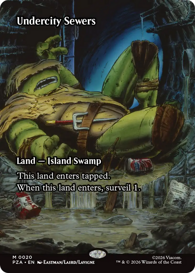 Undercity Sewers (Borderless) [Teenage Mutant Ninja Turtles Eternal-Legal] | Exor Games Truro